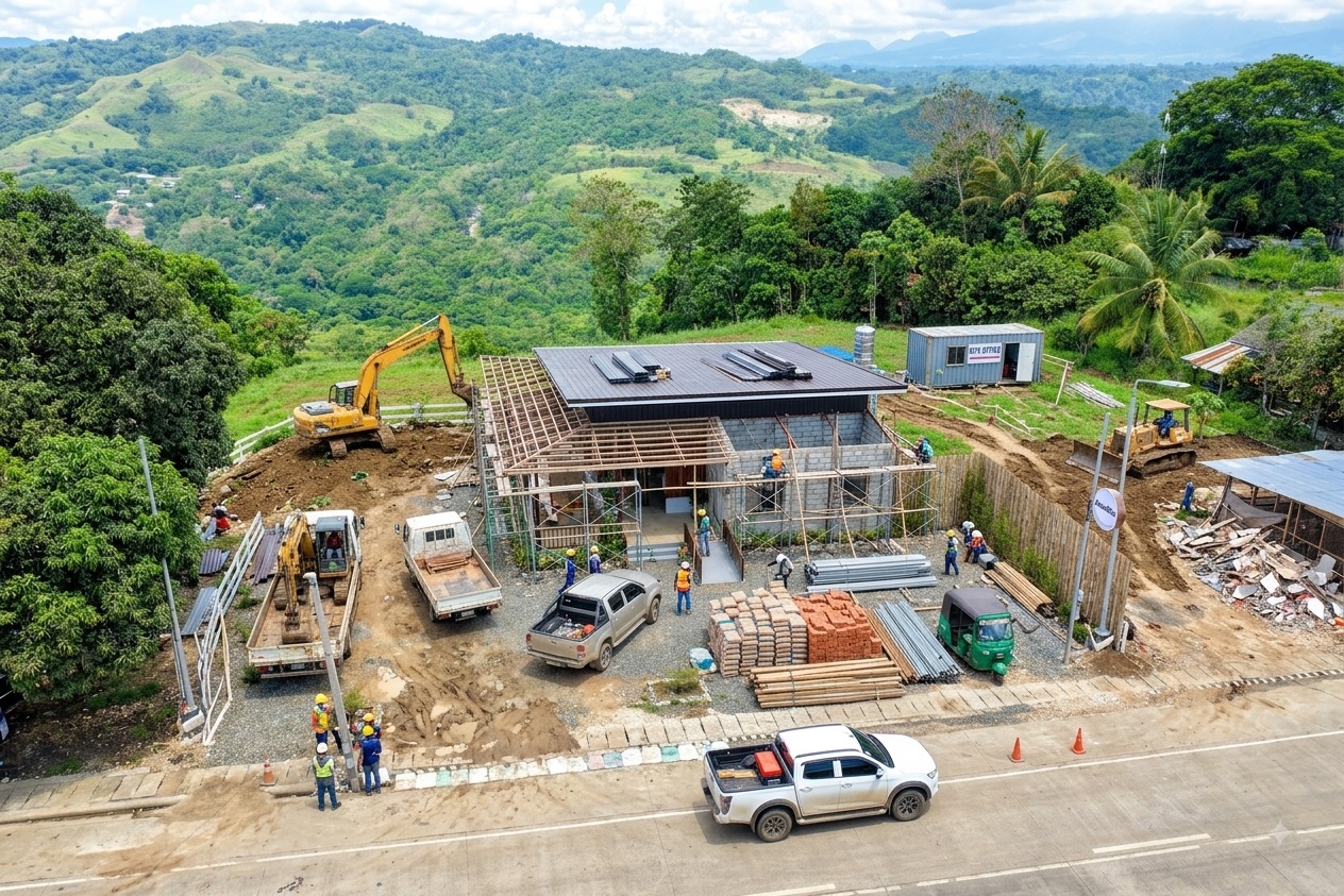Aerial construction survey